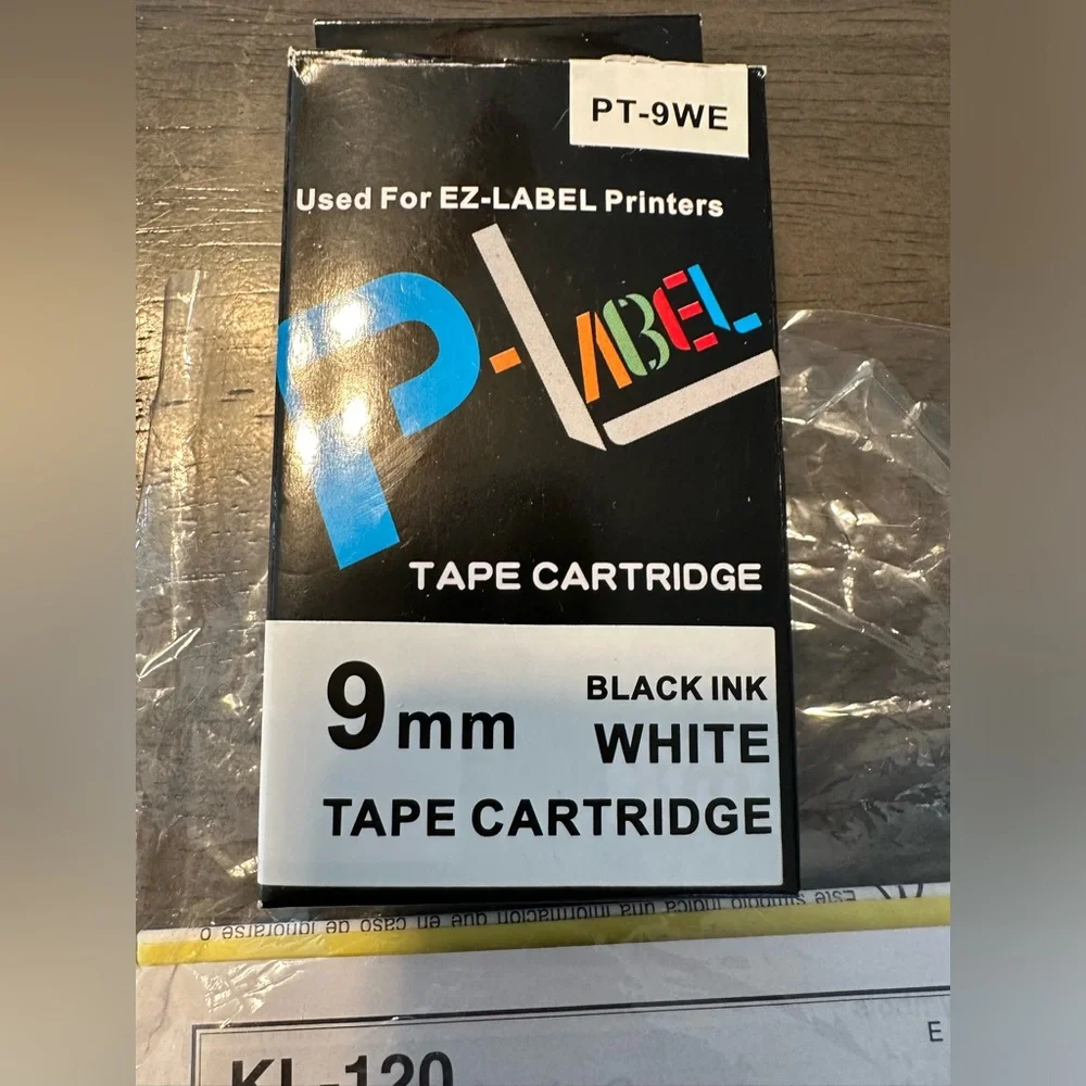 Casio KL-120 Label Maker 6mm Thermal Transfer comes with an extra new cartridge
